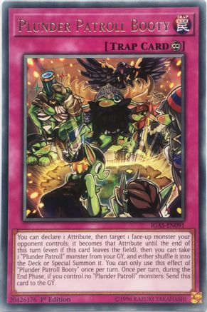 Plunder Patroll Booty [IGAS-EN091] Rare - Yu-Gi-Oh! - Card Brawlers | Quebec | Canada |