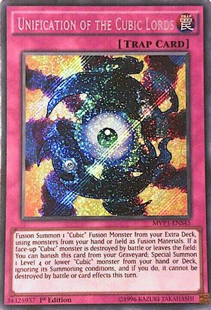 Unification of the Cubic Lords [MVP1-ENS45] Secret Rare - Yu-Gi-Oh! - Card Brawlers | Quebec | Canada |
