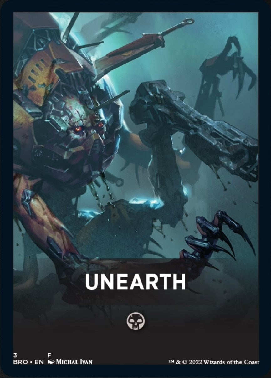 Unearth Theme Card [The Brothers' War Tokens] - Magic: The Gathering - Card Brawlers | Quebec | Canada |