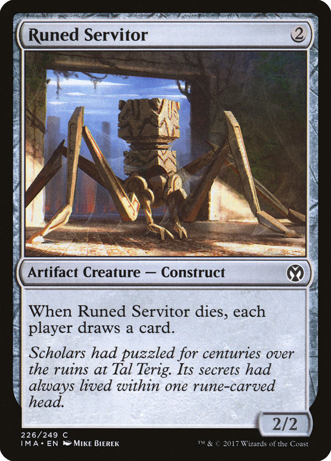 Runed Servitor [Iconic Masters] - Magic: The Gathering - Card Brawlers | Quebec | Canada |
