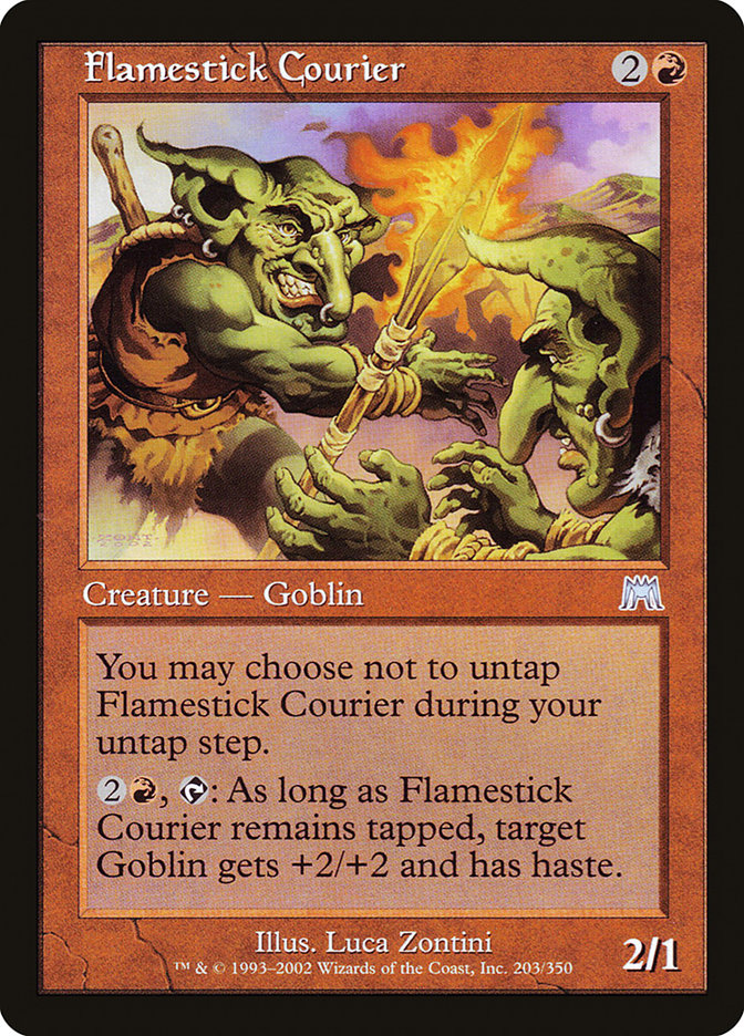 Flamestick Courier [Onslaught] - Magic: The Gathering - Card Brawlers | Quebec | Canada |