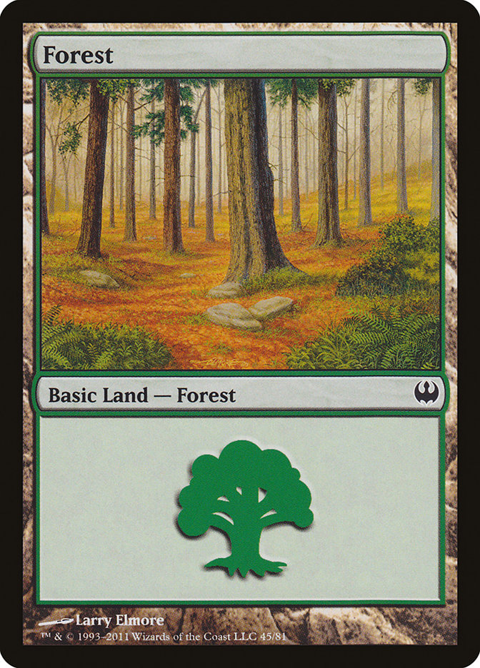 Forest (45) [Duel Decks: Knights vs. Dragons] - Magic: The Gathering - Card Brawlers | Quebec | Canada |