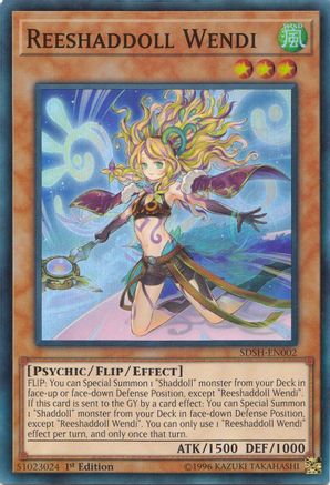 Reeshaddoll Wendi [SDSH-EN002] Super Rare - Yu-Gi-Oh! - Card Brawlers | Quebec | Canada |