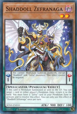Shaddoll Zefranaga [SDSH-EN010] Common - Yu-Gi-Oh! - Card Brawlers | Quebec | Canada |