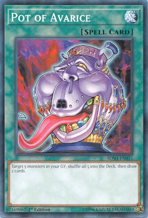 Pot of Avarice [SDSH-EN031] Common - Yu-Gi-Oh! - Card Brawlers | Quebec | Canada |