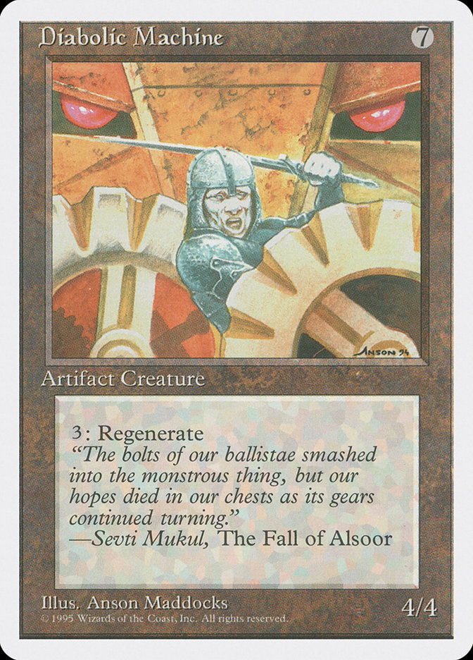 Diabolic Machine [Fourth Edition] - Magic: The Gathering - Card Brawlers | Quebec | Canada |