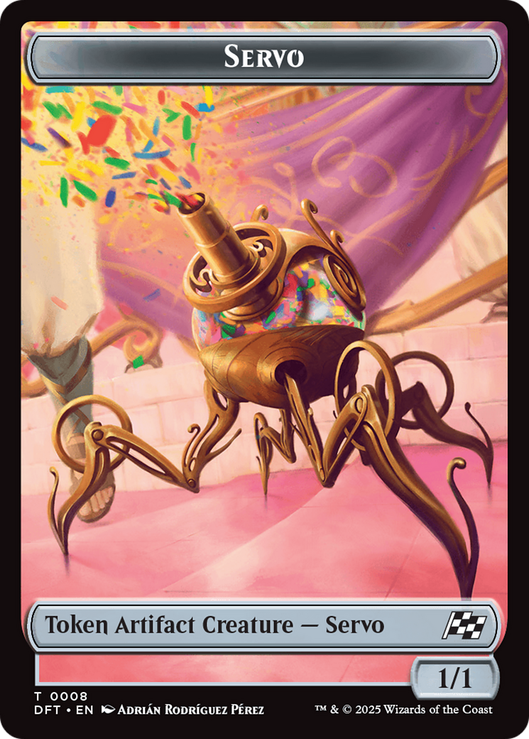 Beast (0010) // Servo Double-Sided Token [Aetherdrift Commander Tokens] - Magic: The Gathering - Card Brawlers | Quebec | Canada |