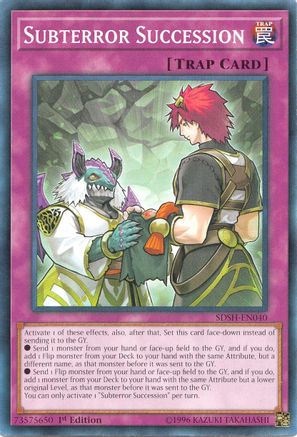 Subterror Succession [SDSH-EN040] Common - Yu-Gi-Oh! - Card Brawlers | Quebec | Canada |