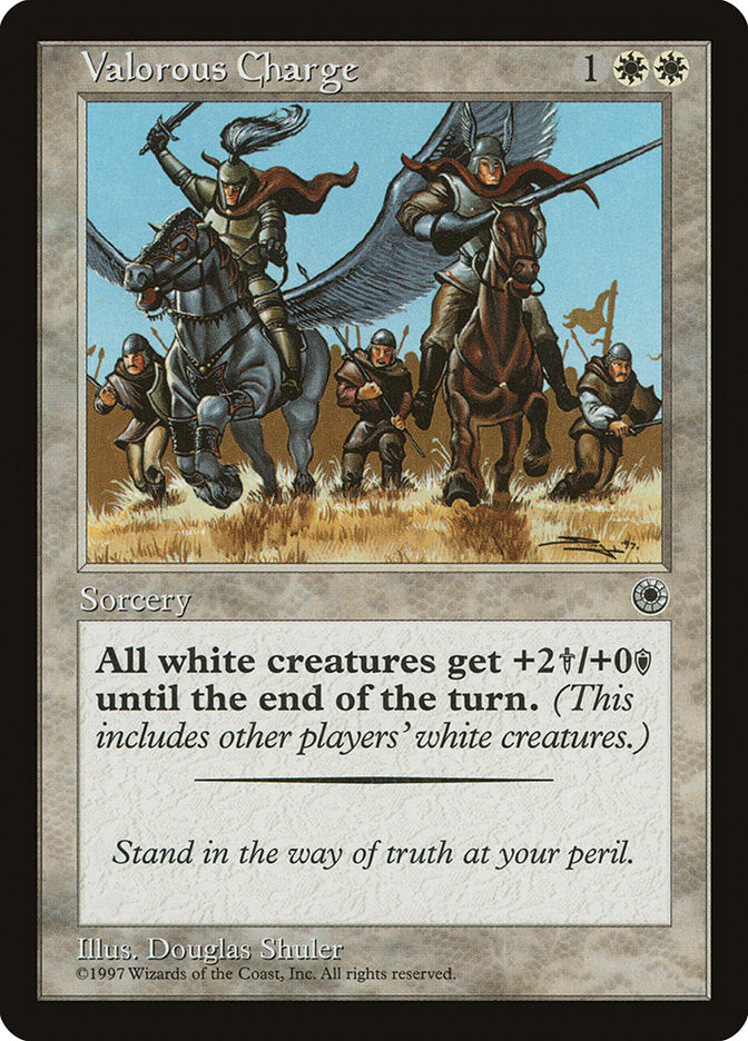 Valorous Charge [Portal] - Magic: The Gathering - Card Brawlers | Quebec | Canada |