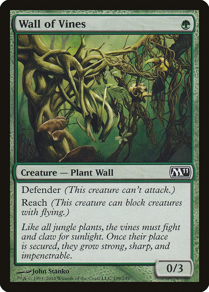 Wall of Vines [Magic 2011] - Magic: The Gathering - Card Brawlers | Quebec | Canada |