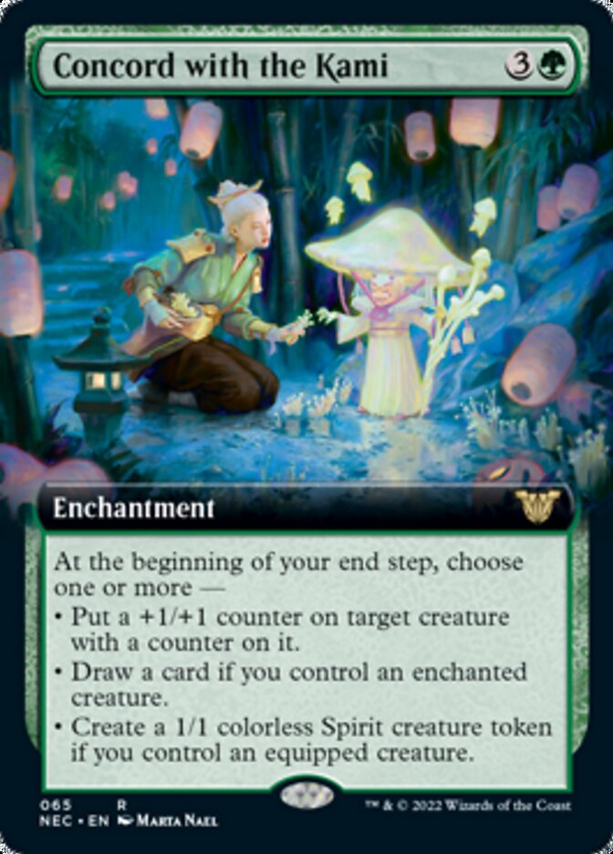 Concord with the Kami (Extended Art) [Kamigawa: Neon Dynasty Commander] - Magic: The Gathering - Card Brawlers | Quebec | Canada |