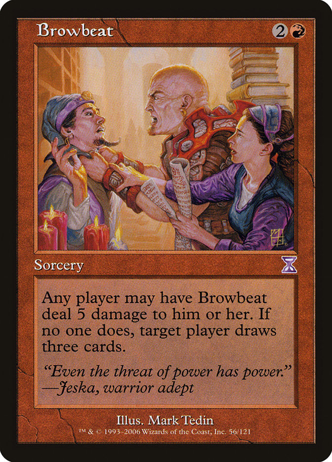Browbeat [Time Spiral Timeshifted] - Magic: The Gathering - Card Brawlers | Quebec | Canada |