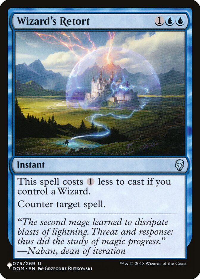 Wizard's Retort [The List] - Magic: The Gathering - Card Brawlers | Quebec | Canada |