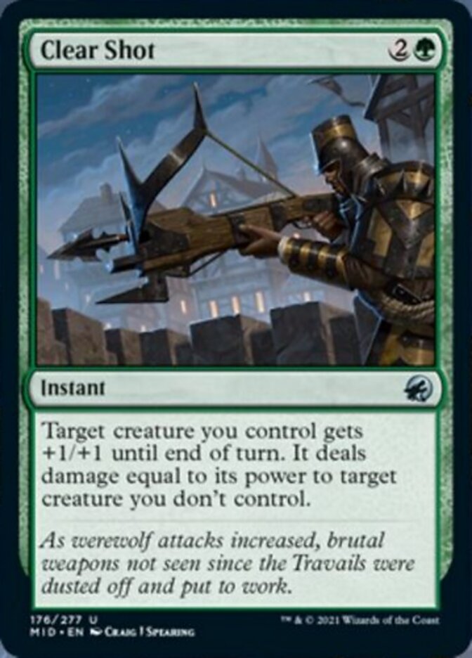 Clear Shot [Innistrad: Midnight Hunt] - Magic: The Gathering - Card Brawlers | Quebec | Canada |