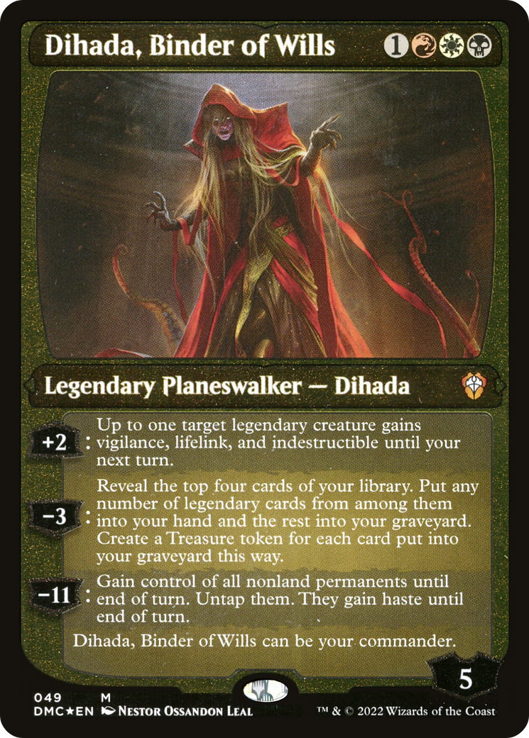 Dihada, Binder of Wills (Showcase Display Commander) [Dominaria United Commander] - Magic: The Gathering - Card Brawlers | Quebec | Canada |