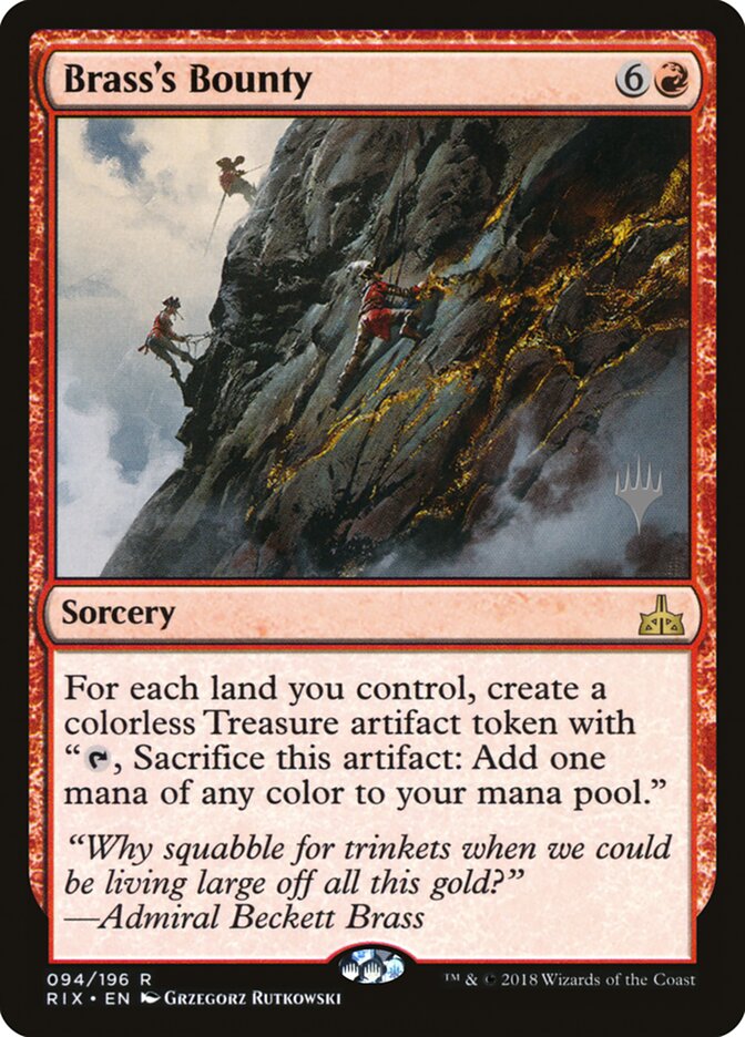 Brass's Bounty (Promo Pack) [Rivals of Ixalan Promos] - Magic: The Gathering - Card Brawlers | Quebec | Canada |