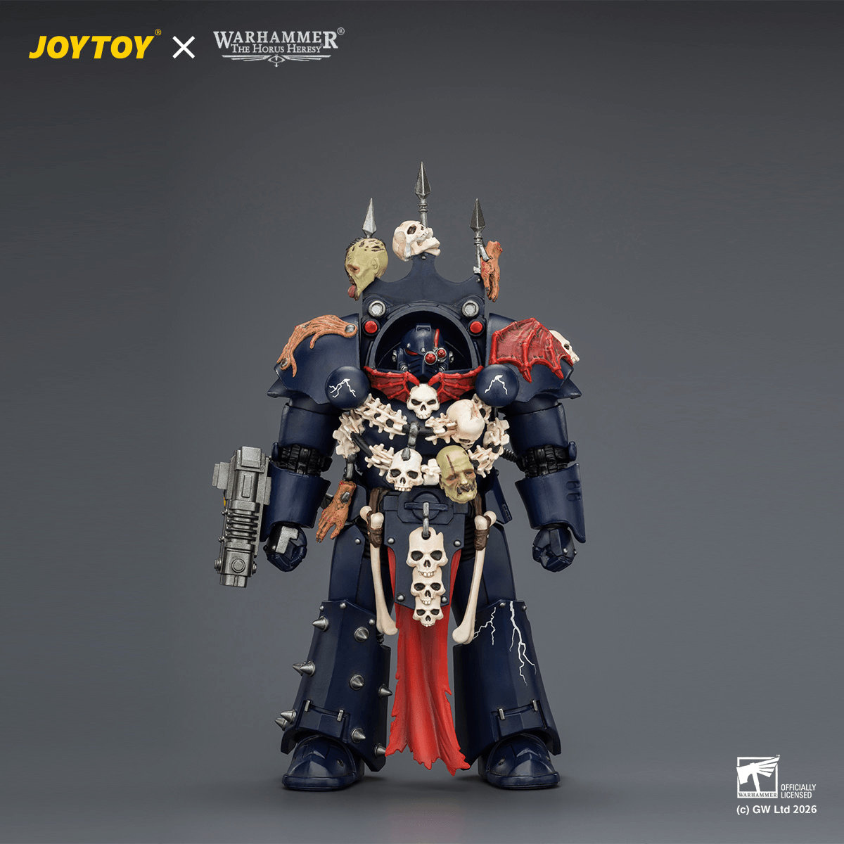 Joytoy - Warhammer 40k - Night Lords Legion Praetor in Tartaros Terminator Armour - (PREORDER) August 31, 2026