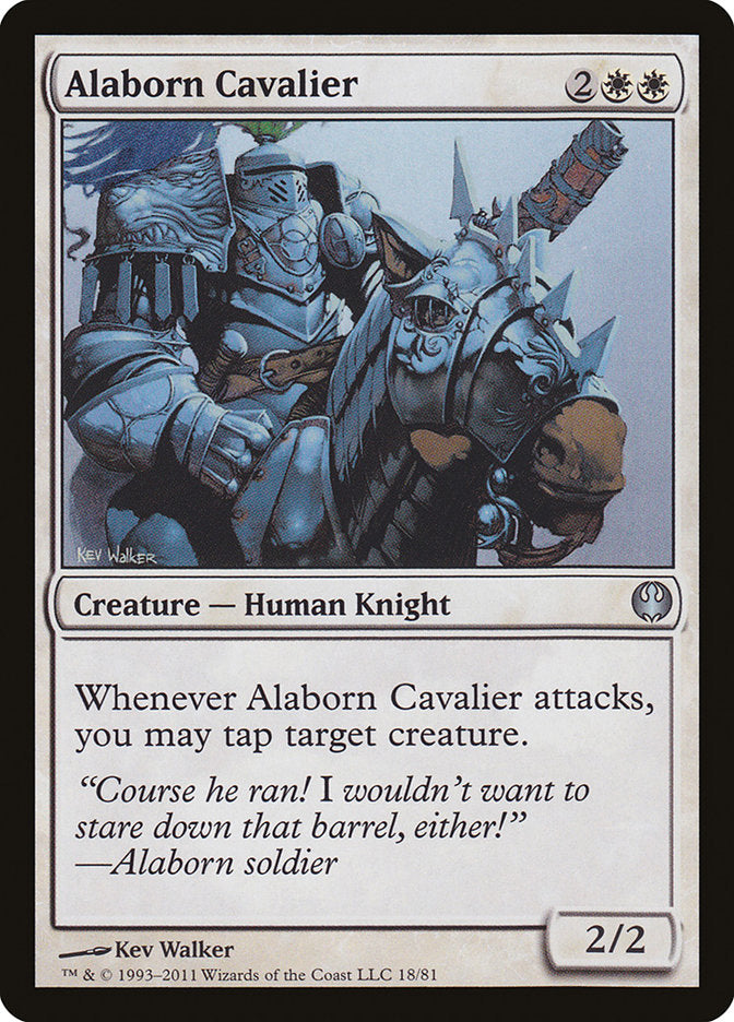 Alaborn Cavalier [Duel Decks: Knights vs. Dragons] - Magic: The Gathering - Card Brawlers | Quebec | Canada |