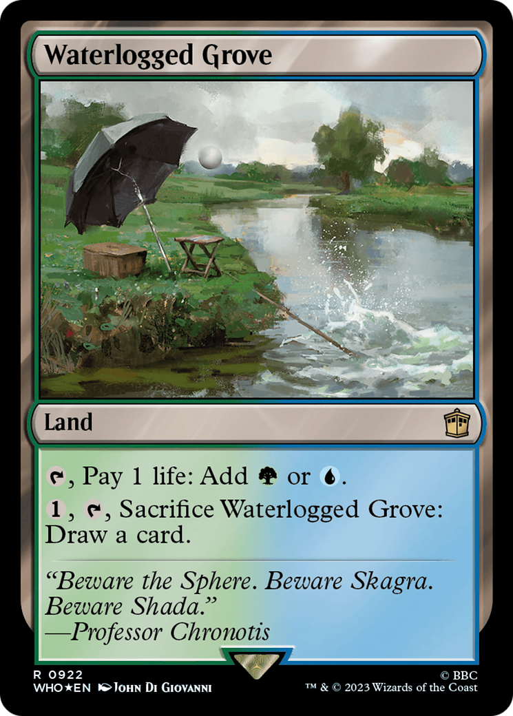 Waterlogged Grove (Surge Foil) [Doctor Who] - Magic: The Gathering - Card Brawlers | Quebec | Canada |