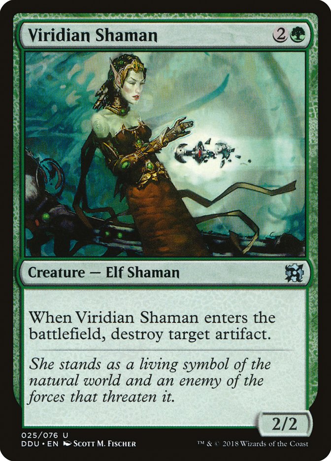 Viridian Shaman [Duel Decks: Elves vs. Inventors] - Magic: The Gathering - Card Brawlers | Quebec | Canada |