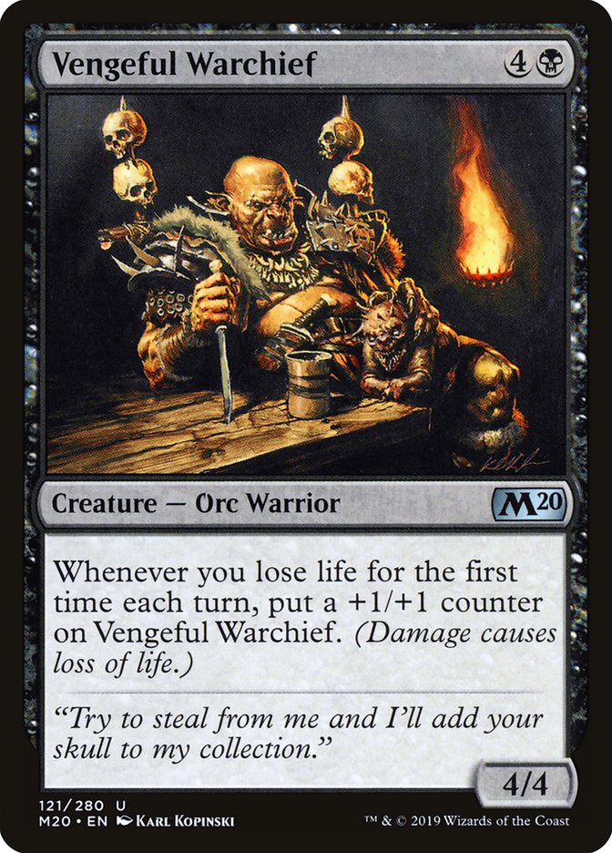 Vengeful Warchief [Core Set 2020] - Magic: The Gathering - Card Brawlers | Quebec | Canada |