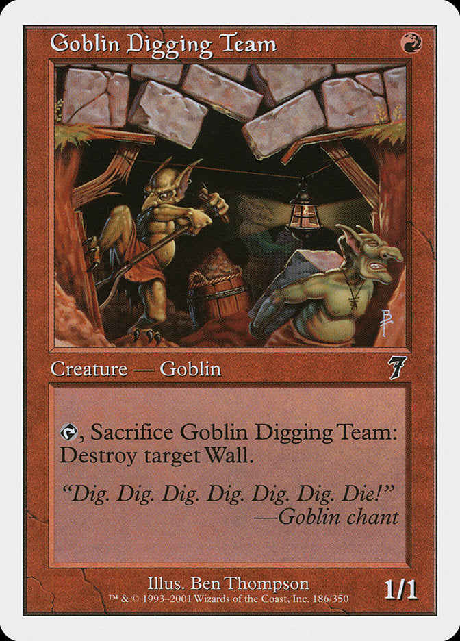 Goblin Digging Team [Seventh Edition] - Magic: The Gathering - Card Brawlers | Quebec | Canada |