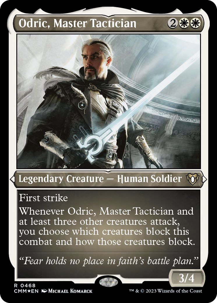 Odric, Master Tactician (Foil Etched) [Commander Masters] - Magic: The Gathering - Card Brawlers | Quebec | Canada |