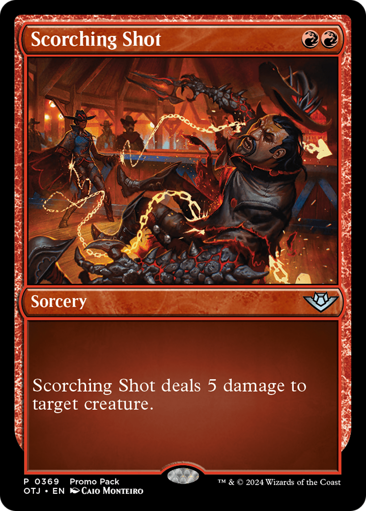 Scorching Shot (Promo Pack) [Outlaws of Thunder Junction Promos] - Magic: The Gathering - Card Brawlers | Quebec | Canada |