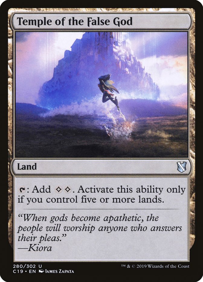 Temple of the False God [Commander 2019] - Magic: The Gathering - Card Brawlers | Quebec | Canada |