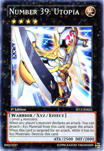 Number 39: Utopia [SP13-EN021] Starfoil Rare - Yu-Gi-Oh! - Card Brawlers | Quebec | Canada |