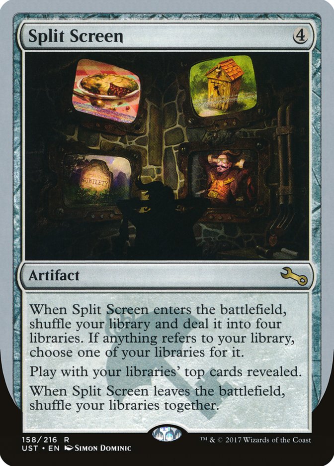Split Screen [Unstable] - Magic: The Gathering - Card Brawlers | Quebec | Canada |