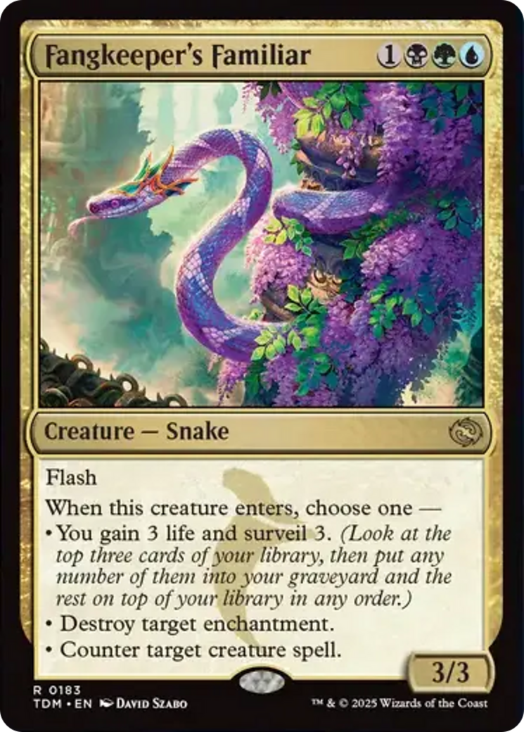 Fangkeeper's Familiar [Tarkir: Dragonstorm] - Magic: The Gathering - Card Brawlers | Quebec | Canada |