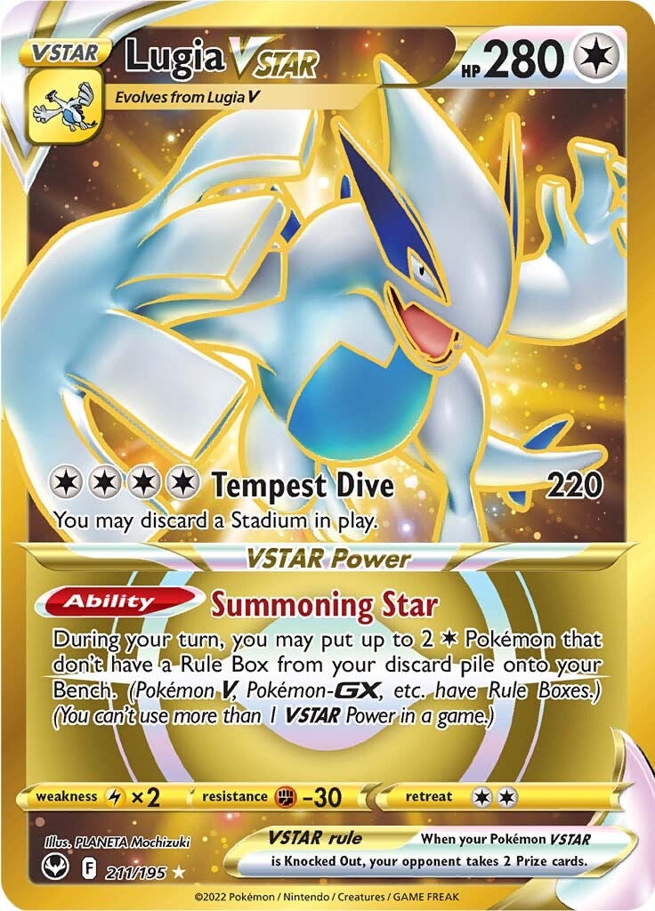 Lugia VSTAR (211/195) [Sword & Shield: Silver Tempest] - Pokémon - Card Brawlers | Quebec | Canada |