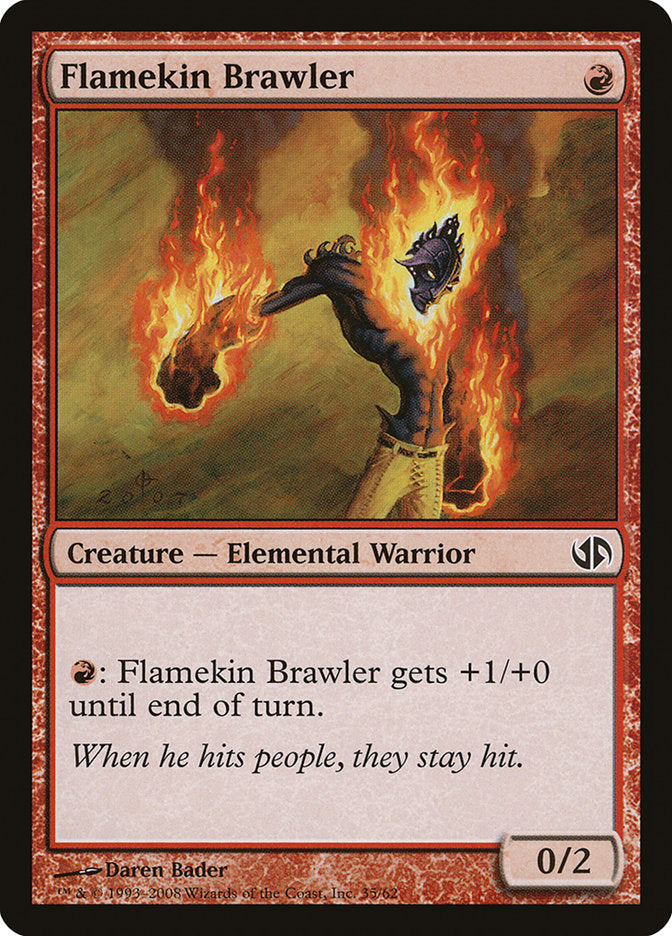 Flamekin Brawler [Duel Decks: Jace vs. Chandra] - Magic: The Gathering - Card Brawlers | Quebec | Canada |