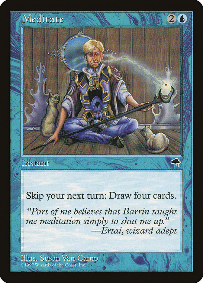 Meditate [Tempest] - Magic: The Gathering - Card Brawlers | Quebec | Canada |