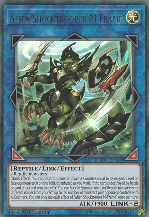 Alien Shocktrooper M-Frame [DUOV-EN003] Ultra Rare - Yu-Gi-Oh! - Card Brawlers | Quebec | Canada |