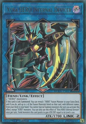 Xtra HERO Infernal Devicer [DUOV-EN013] Ultra Rare - Yu-Gi-Oh! - Card Brawlers | Quebec | Canada |