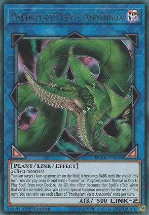 Predaplant Verte Anaconda [DUOV-EN021] Ultra Rare - Yu-Gi-Oh! - Card Brawlers | Quebec | Canada |