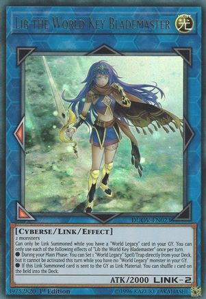 Lib the World Key Blademaster [DUOV-EN023] Ultra Rare - Yu-Gi-Oh! - Card Brawlers | Quebec | Canada |