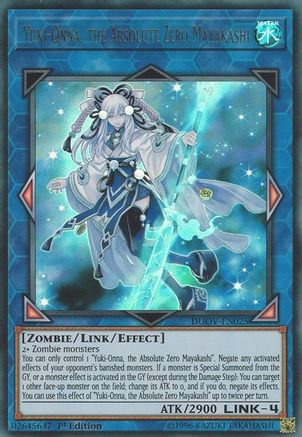 Yuki-Onna, the Absolute Zero Mayakashi [DUOV-EN025] Ultra Rare - Yu-Gi-Oh! - Card Brawlers | Quebec | Canada |