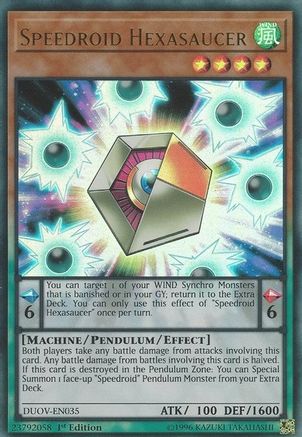 Speedroid Hexasaucer [DUOV-EN035] Ultra Rare - Yu-Gi-Oh! - Card Brawlers | Quebec | Canada |