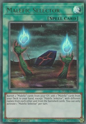 Malefic Selector [DUOV-EN045] Ultra Rare - Yu-Gi-Oh! - Card Brawlers | Quebec | Canada |