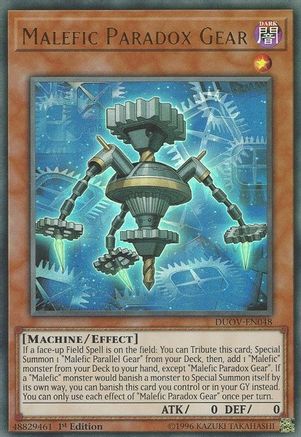 Malefic Paradox Gear [DUOV-EN048] Ultra Rare - Yu-Gi-Oh! - Card Brawlers | Quebec | Canada |