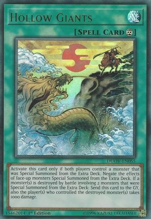 Hollow Giants [DUOV-EN055] Ultra Rare - Yu-Gi-Oh! - Card Brawlers | Quebec | Canada |