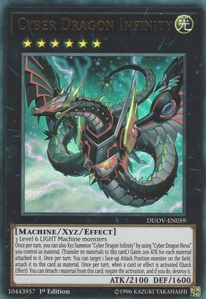 Cyber Dragon Infinity [DUOV-EN059] Ultra Rare - Yu-Gi-Oh! - Card Brawlers | Quebec | Canada |