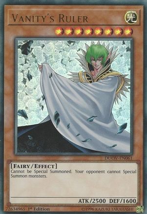 Vanity's Ruler [DUOV-EN061] Ultra Rare - Yu-Gi-Oh! - Card Brawlers | Quebec | Canada |