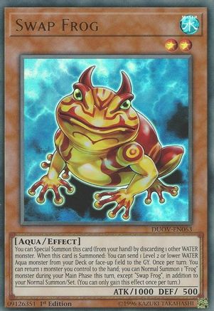 Swap Frog [DUOV-EN063] Ultra Rare - Yu-Gi-Oh! - Card Brawlers | Quebec | Canada |