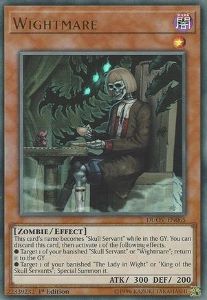 Wightmare [DUOV-EN065] Ultra Rare - Yu-Gi-Oh! - Card Brawlers | Quebec | Canada |