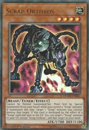 Scrap Orthros [DUOV-EN067] Ultra Rare - Yu-Gi-Oh! - Card Brawlers | Quebec | Canada |
