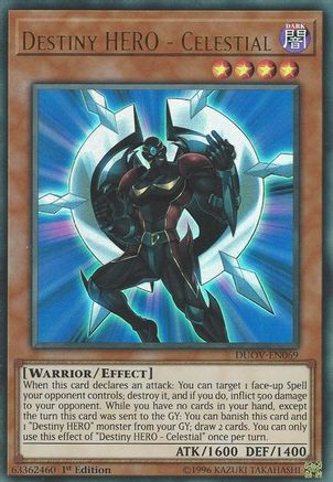Destiny HERO - Celestial [DUOV-EN069] Ultra Rare - Yu-Gi-Oh! - Card Brawlers | Quebec | Canada |